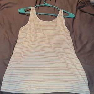 Size large striped tank